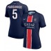 Paris Saint-Germain Marquinhos #5 Hjemmedrakt Dame 2024-25 Korte ermer